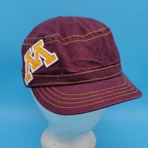 Minnesota Gophers Women's Maroon Cadet/Pillbox Style Adjustable Cap, New Era